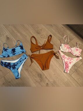 👙 Bikini Bundle – 3 Sets (Size Small) 👙